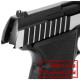 Пневматический пистолет Borner Panther 801 Blowback с лазерным прицелом