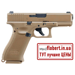 Пневматический пистолет Umarex Glock19X Tan Blowback 5.8367