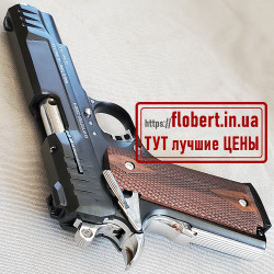 Пистолет Kuzey 911 черный с хромированными элементами