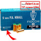 Холостые патроны Fiocchi 9 мм P.A.K пачка 50 штук.